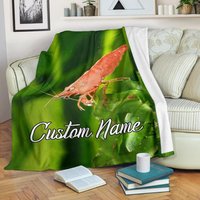 Garnelen Benutzerdefinierte Name Decke/Fleece Erwachsene Kinderdecke Liebhaber Geschenk von UrbanGiftStore