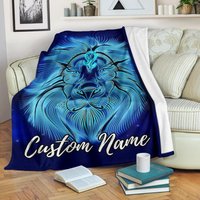 Löwe Sternzeichen Decke Individueller Name Horoskop Fleece Überwurf von UrbanGiftStore