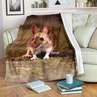 Maus Decke/Nager Fleece Ratte Kuscheldecke Erwachsene Kinderdecke von UrbanGiftStore