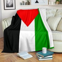 Palästina Flagge Decke Wildleder Polyester & Micro Fleece Überwurf Palästina Flagge Decke Wildleder Polyester & Micro Fleece Überwurf von UrbanGiftStore