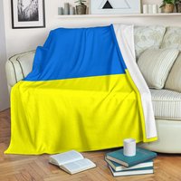 Ukraine Fahnendecke/Decke Fleece Erwachsene Kinderdecke von UrbanGiftStore