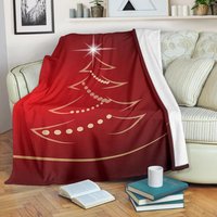 Weihnachtsbaum-Fleecedecke Ultraweicher Weihnachtsüberwurf von UrbanGiftStore