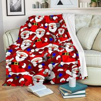 Weihnachtsmann Decke/Fleece Weihnachten Erwachsene Kinderdecke von UrbanGiftStore