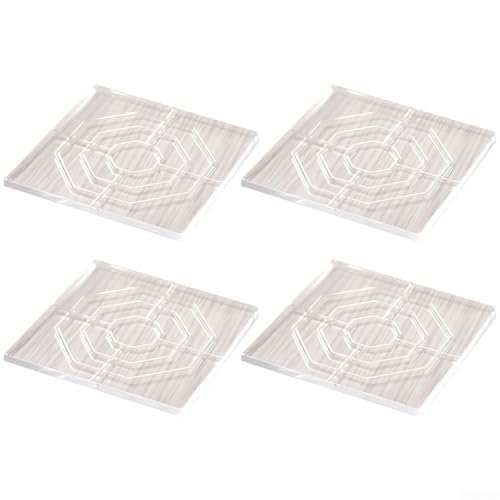 Anti-Vibrations-Pads für Waschmaschinen und Stühle, 4 Stück, stoßdämpfendes Set (F) von UrbanHui