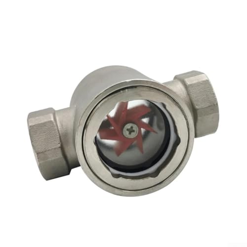 Edelstahl 304 Pipeline Durchflussanzeiger Schauglas mit Innengewinde zur visuellen Überwachung (DN8) von UrbanHui