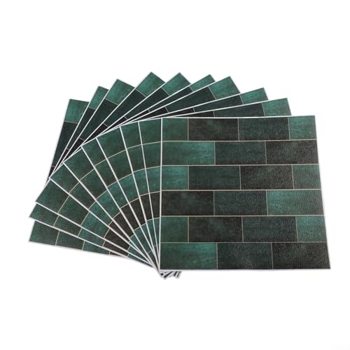 Fliesenaufkleber für Innenwand- und Bodendekoration, einfach anzubringen und zu reinigen, 15 x 15 cm Fliesenaufkleber für Innenwand- und Bodendekoration, einfach anzubringen und zu reinigen, 15 x 15 cm von UrbanHui
