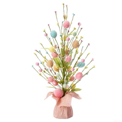 Frühlingsfeiertags-Ornament Baum mit Stoffmaterial für Osterveranstaltungen und saisonale Versammlungen, geeignet für Tischplatte und Eingangsdekoration, verbessert die festliche Atmosphäre Frühlingsfeiertags-Ornament Baum mit Stoffmaterial für Osterveranstaltungen und saisonale Versammlungen, geeignet für Tischplatte und Eingangsdekoration, verbessert die festliche Atmosphäre von UrbanHui
