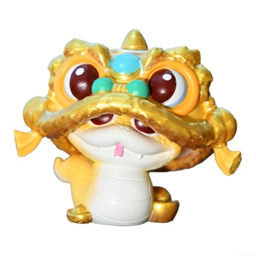 Inspirierende Schlangenfigur für Neujahrsfeiern, einzigartige Ergänzung zu Ihrer festlichen Dekoration (Gold) von UrbanHui