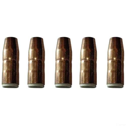 Kupfer-Schweißdüse N-M1218C 1/5.1 cm ID 1/20.3 cm Nut für Miller MDX-250 MIG Gasbrenner Zubehör, 5 Stück von UrbanHui