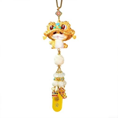 Lebendige, handbemalte Schlangenfigur, eine skurrile Note für Ihr Zuhause oder Büro (Gold) von UrbanHui