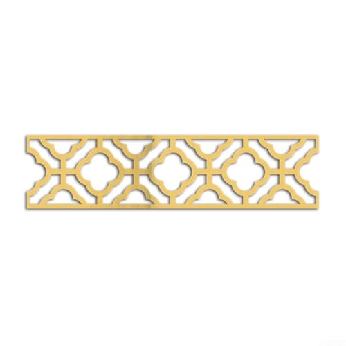 Luxus 3D Wandsticker Acryl mit geometrischem Design für Wohnzimmer (Golden) von UrbanHui