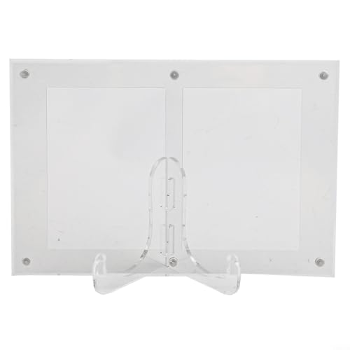 Magnetischer Acryl-Bilderrahmen mit doppelter Ausrichtung für Zuhause und Büro, Display hält Fotos und Schilder klar ohne Bohren oder Werkzeug (B) von UrbanHui