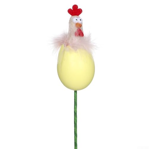 Niedlicher Huhn-Deko-Akzent für einen Hauch von Verspieltheit zu Ihren Frühlingsveranstaltungen (gelb) von UrbanHui