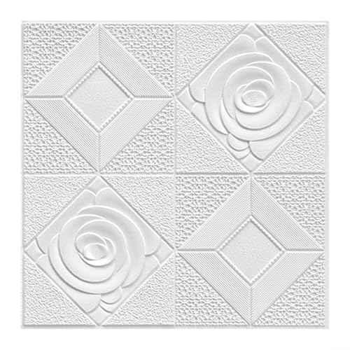 Praktische Schalldämmung mit dekorativem Appeal 3D Wandpaneel Aufkleber für Zuhause (Gold) von UrbanHui