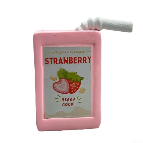 Saftbox Blumentopf, bunte und lustige Harz-Tischdekoration für kleine Pflanzen, eine kreative Note für Ihren Wohnraum (Erdbeere) von UrbanHui