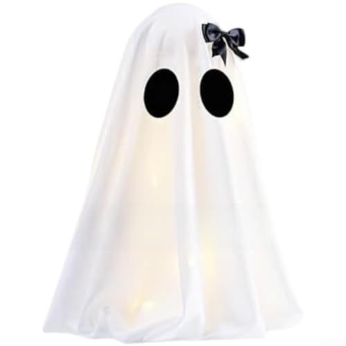 Saisonales Halloween für Geist, Ornament für drinnen und draußen, Party mit Zauberer und Formen, aus Polyester-Kunststoff, Metall, 1 Stück (B) von UrbanHui