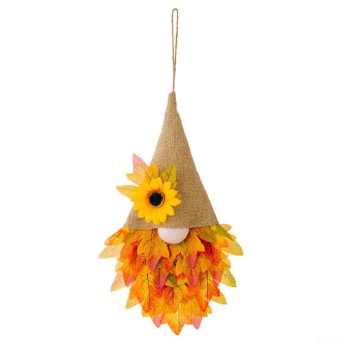 Türhänger mit Herbst-Sonnenblume und Ahornblättern mit integrierter Lichterkette für gemütliches saisonales Ambiente im Eingangsbereich Türhänger mit Herbst-Sonnenblume und Ahornblättern mit integrierter Lichterkette für gemütliches saisonales Ambiente im Eingangsbereich von UrbanHui