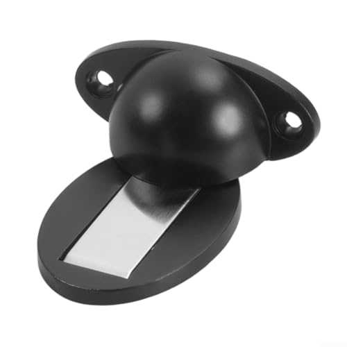 UrbanHui 2 magnetische Türstopper, ohne Bohren oder Schrauben, entworfen, um Türen zu sichern und plötzliches Schließen zu verhindern (schwarz) von UrbanHui