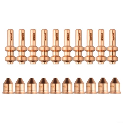 UrbanHui 20pcs Elektrode 256026 Spitze 249929 für Miller Spectrum 875 Auto-Line Plasmaschneider Kompatibel mit XT-60 Taschenlampe Schweißgeräte Zubehör Ersatzteile von UrbanHui