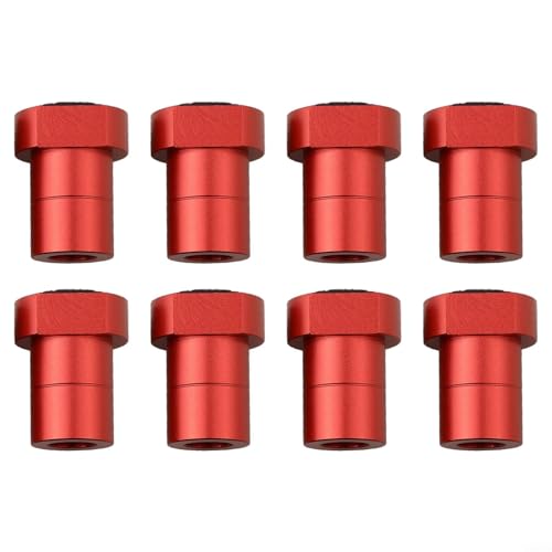 UrbanHui 8 Stück Aluminium-Legierung Holzbearbeitung Bank Hunde Tischklemmen 19/20 mm Hund Loch Stop Positionierung Stecker Werkbank Halten Werkzeuge (20 mm rot) von UrbanHui
