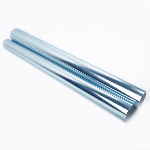 UrbanHui Abnehmbare Spiegel-Wandaufkleber, quadratische rechteckige Form, Heimdekoration, selbstklebende reflektierende Oberflächen, 50 x 100 cm (50 x 100 cm) von UrbanHui