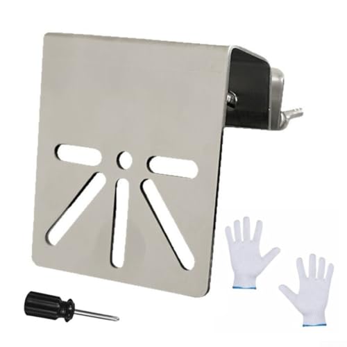 UrbanHui Edelstahl Sicherheitskamera-Halterung für Außenkuppelkameras Dachrinne und Stange Installation wetterfeste Wandhalterung kompatibel von UrbanHui