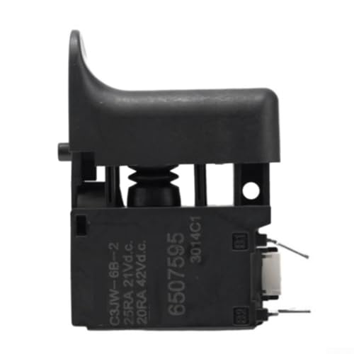 UrbanHui Ersatzschalter für elektrische Säge 6507595 für XRJ05 und XRJ06 Serie Kettensägen Kunststoff Ein-/Ausschalter für XRJ05M XRJ05T XRJ05X XRJ06M XRJ06PT von UrbanHui