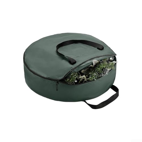 UrbanHui Faltbare Aufbewahrungstasche für Weihnachtsdekoration mit wasserdichtem 210D-Oxford-Gewebe und staubdichtem versiegeltem Design zur effektiven Aufbewahrung von saisonalen Ornamenten und von UrbanHui