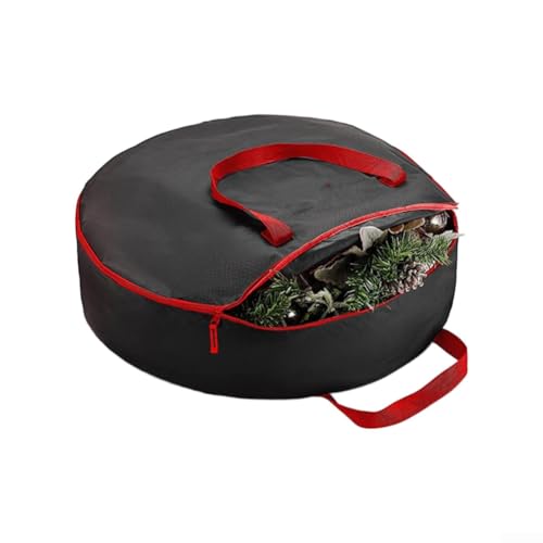UrbanHui Faltbare Aufbewahrungstasche für Weihnachtsdekoration mit wasserdichtem 210D-Oxford-Gewebe und staubdichtem versiegeltem Design zur effektiven Aufbewahrung von saisonalen Ornamenten und UrbanHui Faltbare Aufbewahrungstasche für Weihnachtsdekoration mit wasserdichtem 210D-Oxford-Gewebe und staubdichtem versiegeltem Design zur effektiven Aufbewahrung von saisonalen Ornamenten und von UrbanHui