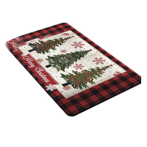 UrbanHui Fußmatte für den Eingangsbereich mit rutschfester Gummi-Unterseite und schnell trocknendem Material, entworfen, um Ihrem Zuhause eine festliche Atmosphäre und Sicherheit zu verleihen von UrbanHui