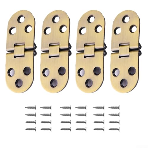 UrbanHui Klapptischscharniere aus Zinklegierung, Schmetterlings-Stil, für Türen und Marine-Anwendungen, unterstützt schwere Lasten und ist resistent gegen Rost und Oxidation, Blau, 4 Stück UrbanHui Klapptischscharniere aus Zinklegierung, Schmetterlings-Stil, für Türen und Marine-Anwendungen, unterstützt schwere Lasten und ist resistent gegen Rost und Oxidation, Blau, 4 Stück von UrbanHui