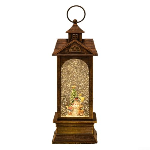 UrbanHui Klassische Vintage-Weihnachtsmusikbox-Laterne mit melodischer Musik und weicher Beleuchtung, fügt festliche Atmosphäre zu Heimdekoration hinzu und fungiert als Nachtlicht und Kerzenlampe UrbanHui Klassische Vintage-Weihnachtsmusikbox-Laterne mit melodischer Musik und weicher Beleuchtung, fügt festliche Atmosphäre zu Heimdekoration hinzu und fungiert als Nachtlicht und Kerzenlampe von UrbanHui