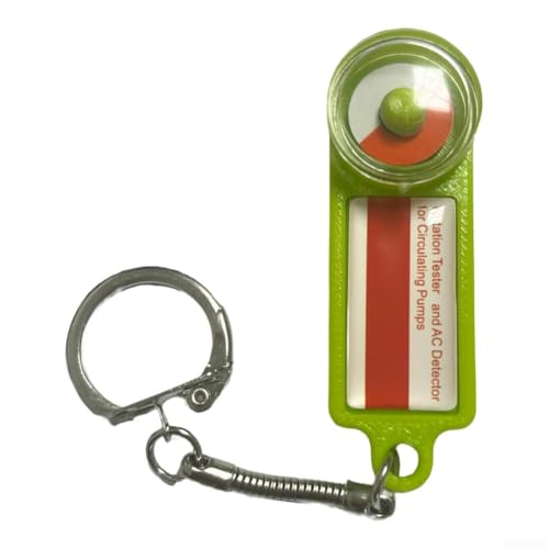 UrbanHui Kompakter Umwälzpumpen-Rotationstester, AC-Detektor und Ölbrenner, Magnetventil-Tester mit Magnetfeld und Richtungsanzeige für Klempner und Heizungsbauer (schwarz) von UrbanHui