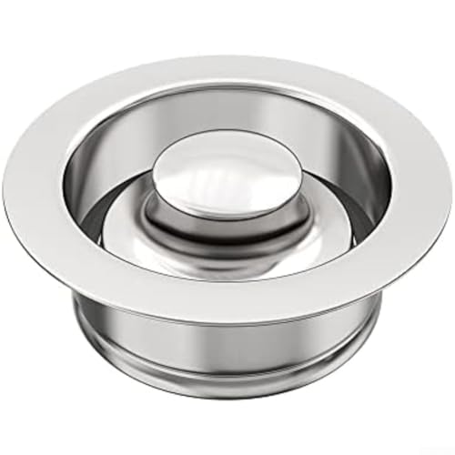 UrbanHui Küchenspüle Müllentsorgungsflansch Silber Edelstahl 8,9 cm Abfluss Lebensmittelreste Blocker Gummistopfen Abfallvermeidung Einfache Installation UrbanHui Küchenspüle Müllentsorgungsflansch Silber Edelstahl 8,9 cm Abfluss Lebensmittelreste Blocker Gummistopfen Abfallvermeidung Einfache Installation von UrbanHui
