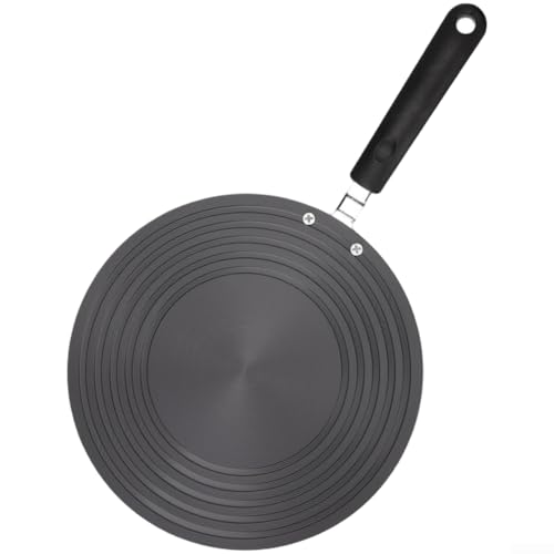UrbanHui Professionelle Aluminium-Wärmeverteiler-Platte für Gasherd Kochen mit 4 mm und 6 mm Dicken Optionen für gleichmäßige Wärme- und Verbrennungsverhinderung (N) von UrbanHui