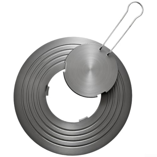 UrbanHui Professionelle Aluminium-Wärmeverteiler-Platte für Gasherd Kochen mit 4 mm und 6 mm Dicken Optionen für gleichmäßige Wärme- und Verbrennungsverhinderung (S) von UrbanHui
