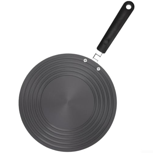 UrbanHui Professionelle Aluminium-Wärmeverteilerplatte für Gasherd Kochen mit 4 mm und 6 mm Dicke Optionen für gleichmäßige Wärme- und Verbrennungsverhinderung (L) von UrbanHui