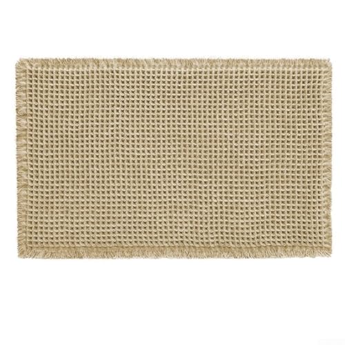 UrbanHui QuickDry saugfähiger Badezimmerteppich mit rutschfester Unterseite für Sicherheit, weiche Textur unter den Füßen, verstärkt durch stilvollen Quastenbesatz, geeignet für mehrere Räume (braun UrbanHui QuickDry saugfähiger Badezimmerteppich mit rutschfester Unterseite für Sicherheit, weiche Textur unter den Füßen, verstärkt durch stilvollen Quastenbesatz, geeignet für mehrere Räume (braun von UrbanHui