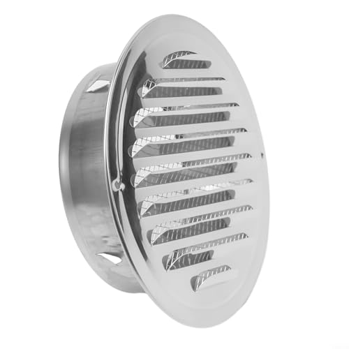 UrbanHui Runde Entlüftungsabdeckung aus Edelstahl für Kanäle, sicherer und effektiver Insektenschutz (150 mm Rohr) von UrbanHui