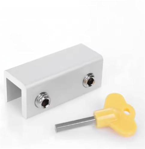 UrbanHui Schiebefenster-Sicherheitsschloss mit verstellbarem Aluminium-Legierungs-Design, geeignet für Türrahmen, um die Sicherheit zu erhöhen und unbefugtes Eindringen zu verhindern von UrbanHui