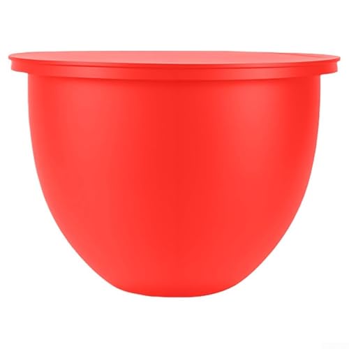 UrbanHui Silikon-Schüsseleinsätze für Küchenmaschinen, 5 l, leicht zu reinigen, antihaftbeschichtet, spülmaschinenfest, kompatibel mit Kippkopf-Modellen (rote Silikonschale) von UrbanHui