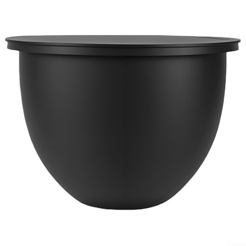 UrbanHui Silikon-Schüsseleinsätze für Küchenmaschinen, 5 l, leicht zu reinigen, antihaftbeschichtet, spülmaschinenfest, kompatibel mit Kippkopf-Modellen (schwarze Silikonschale) von UrbanHui