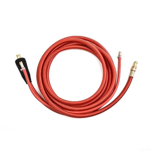 UrbanHui WP26 WIG Schweißbrenner Schnellanschluss Gas Elektro Integriertes Kabel Roter Schlauch 250A Argon Lichtbogen Schweißzubehör von UrbanHui