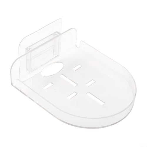 UrbanHui Wandhalterung für Lautsprecher, Projektoren, Router, Kameras, kleine Geräte, platzsparende Regalhalterung (transparente Farbe) von UrbanHui