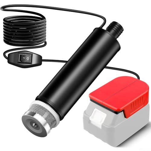 UrbanHui Wasserumfüllpumpe für Bosch für Dewalt 18 V Batterieadapter 635 GPH Poolentwässerung Gartenbewässerung Kellerpumpe (für 48-11-1862) von UrbanHui