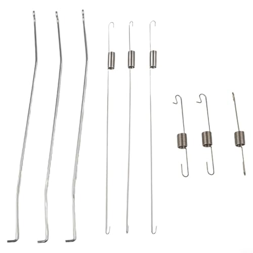 Vergaser-Regler-Federgestänge-Kit für Honda für GCV160 GCV190 HRR216 HRX217 Rasenmäher Metall Silber präzise Drosselklappensteuerung Outdoor Ersatz 22 x 17 x 2 cm von UrbanHui