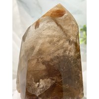 Grosse Goldene Rutilquarz Freie Form Spitze Rutil von UrbanRutile