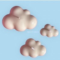 Bubble Wolken Trio Kerzen von UrbanSoyCandleCo