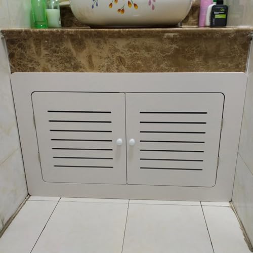 Revisionsklappe Trockenbau Badezimmer-Revisionsklappe mit Scharnieren, Wandlochabdeckung, Servicetür, Wasserdichte PVC-Türen zum Verbergen von Kabeln/Messgeräten/Rohren(18x34in (45x85cm)) von UrbanUp