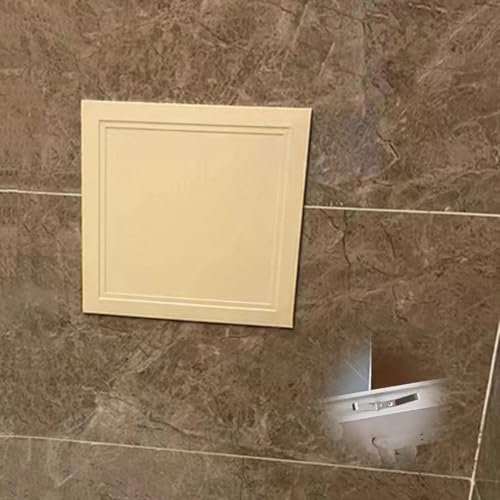 Revisionsklappe Trockenbau Clip-Design-Wandlochabdeckung, Metall-Revisionsklappe für Wand und Decke, Anpassbare Farben und Größen, Wartungsklappe für Badezimmer, Dusche, Garage(Beige,40x40cm/16x16in) Revisionsklappe Trockenbau Clip-Design-Wandlochabdeckung, Metall-Revisionsklappe für Wand und Decke, Anpassbare Farben und Größen, Wartungsklappe für Badezimmer, Dusche, Garage(Beige,40x40cm/16x16in) von UrbanUp
